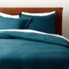EUROPEAN FLAX™-Certified Linen Dark Teal Duvet Cover And Shams