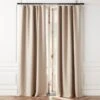 Natural Linen Blackout Window Curtain Panel 48''x84''