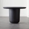 Lola Round Black Concrete Dining Table