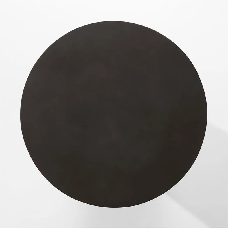 Lola Round Black Concrete Dining Table - Image 5