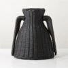Luana Woven Black Vase Small