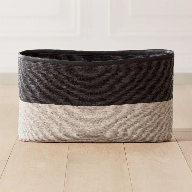 Luna Braided Two-Toned Storage Basket