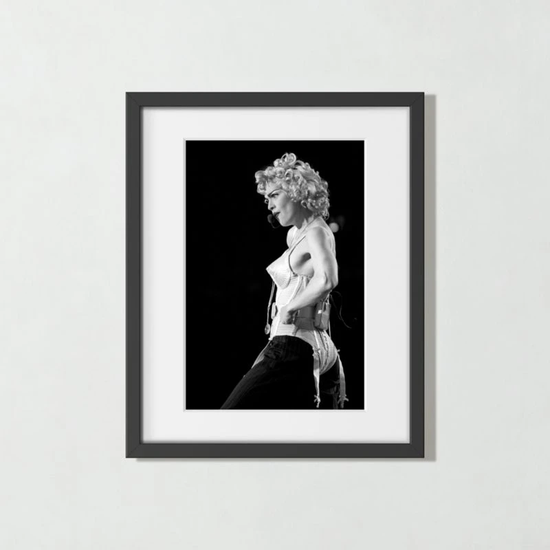 'Madonna In Wembley' Photographic Print In Black Frame 17.75"x21.75"