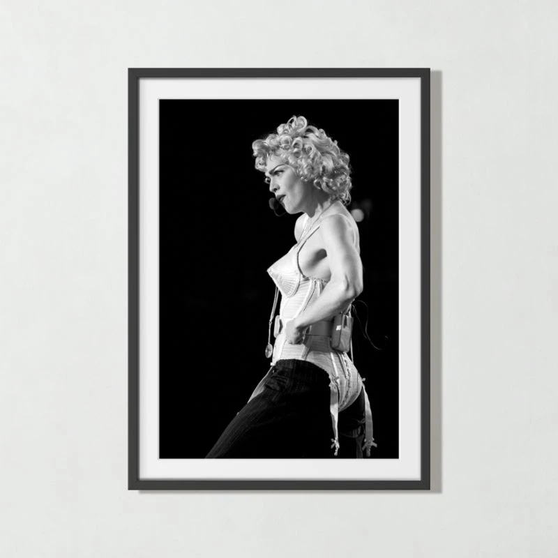 'Madonna In Wembley' Photographic Print In Black Frame 17.75"x21.75" - Image 2