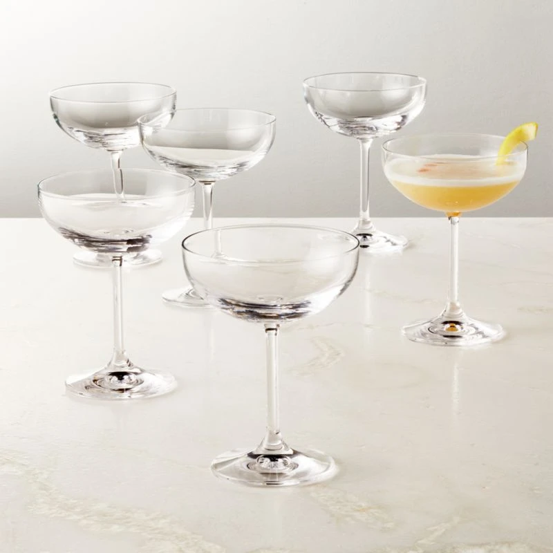 Marie Coupe Cocktail Glasses Set Of 6 - Image 2