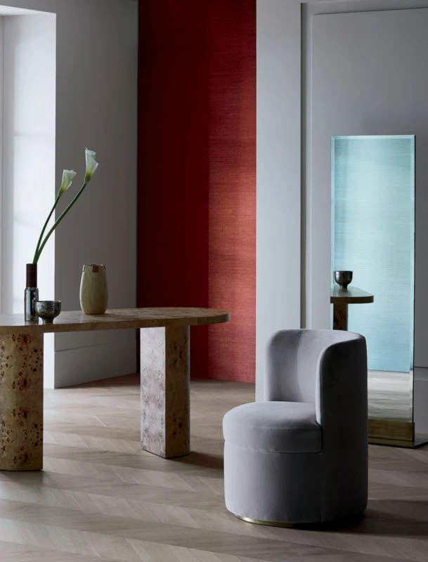 Marisa Burl Wood Desk 60'' - Image 3