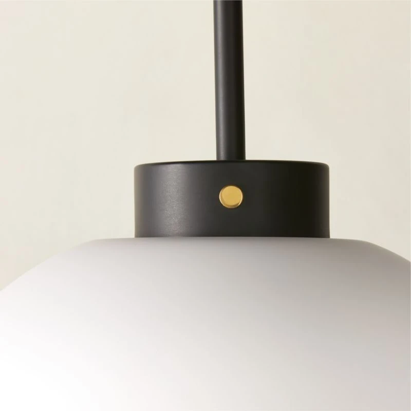 Marra Black Globe Pendant Light - Image 3