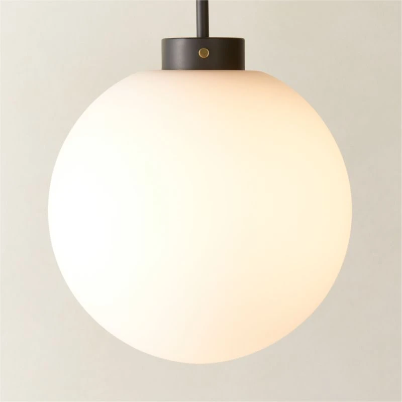 Marra Black Globe Pendant Light - Image 2