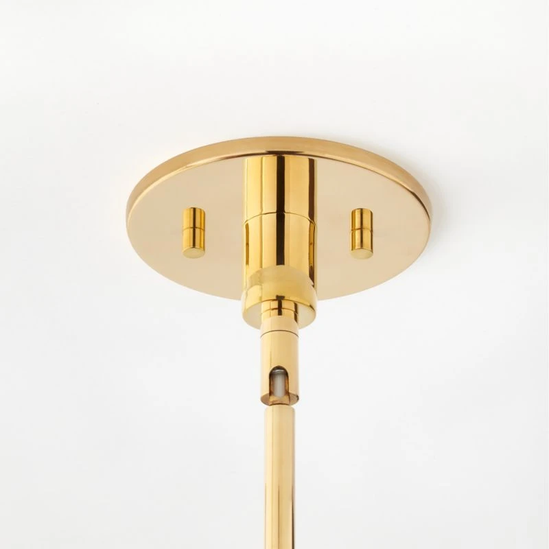 Marra Polished Brass Globe Pendant Light - Image 5