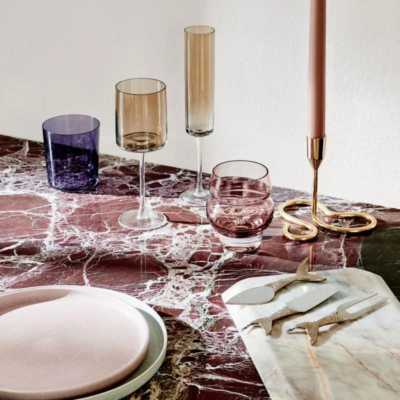 Porsha Smoked Wine Glass Set - Image 2