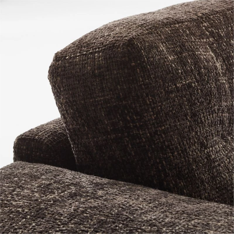 Mauro Black Chenille Sofa - Image 6