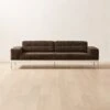 Mauro Black Chenille Sofa