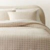 Melina Organic Cotton Natural And Warm White Duvet Cover And Pillow Shams