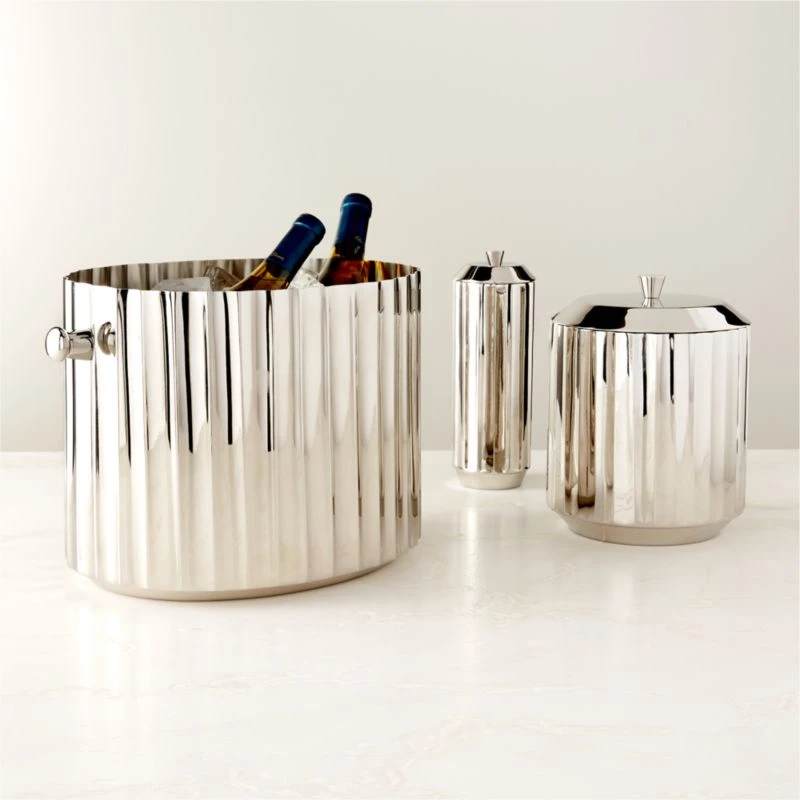 Milano Stainless Steel Champagne Bucket - Image 3