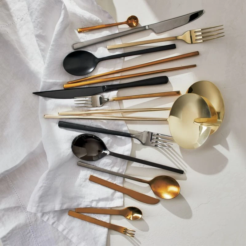 20-Piece Haze Two-Tone Flatware Set - Image 3