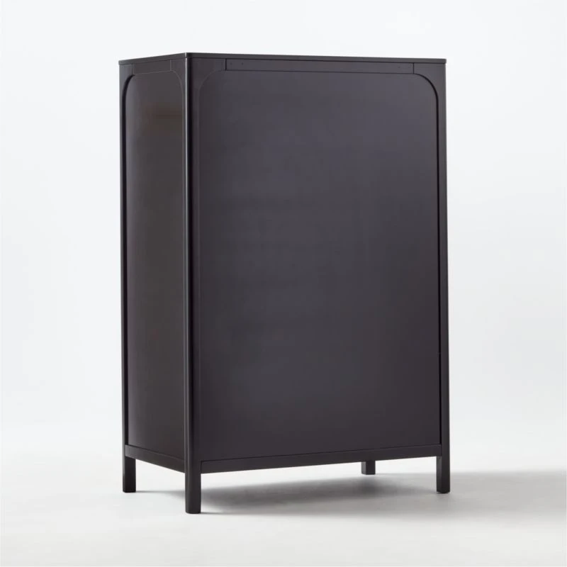 Miri Black Cane Chifferobe - Image 8