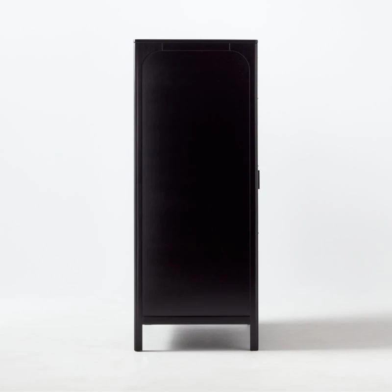 Miri Black Cane Chifferobe - Image 7