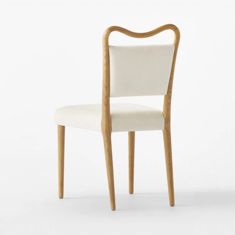 Monte Ivory Upholstered Dining Chair - Image 6