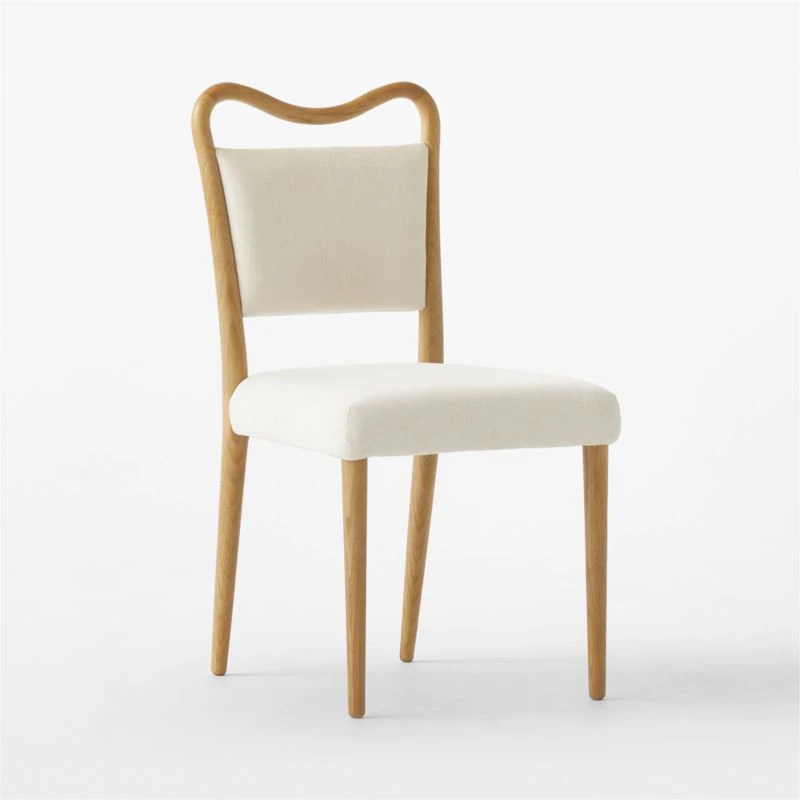 Monte Ivory Upholstered Dining Chair - Image 4