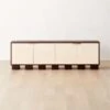 Moti Brown And White Mango Wood Media Console