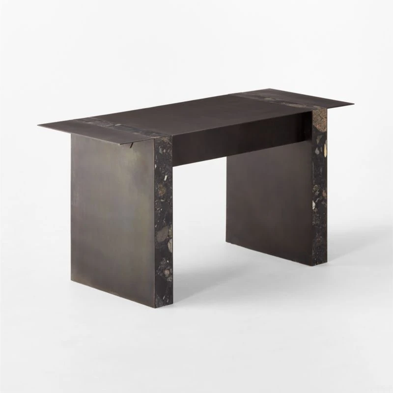 Moyra Black Marble Desk - Image 6