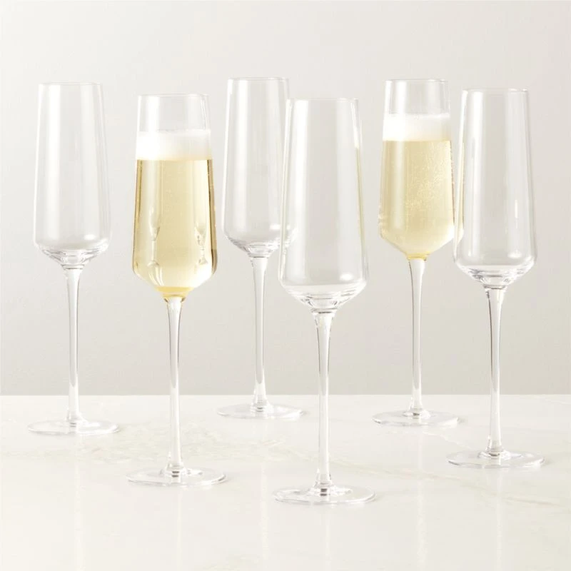 Muse Champagne Flute Set Of 6 - Image 2