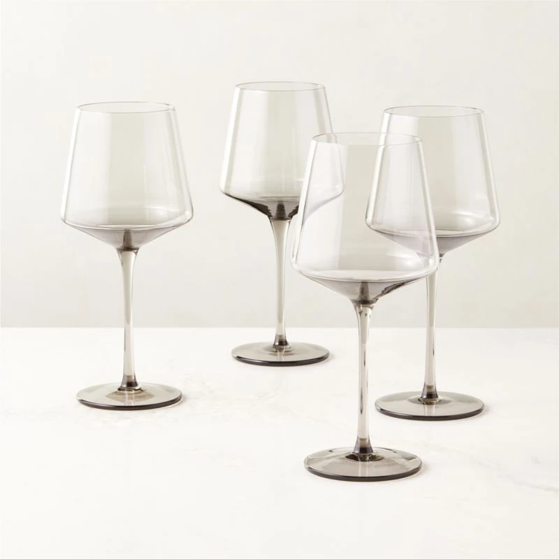 Muse Smoked White Wine Glass Set Of 4