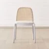 Nadia White Cane Chair Set Of 4