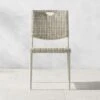 Nino Ivory Rattan Stacking Outdoor Dining Chair