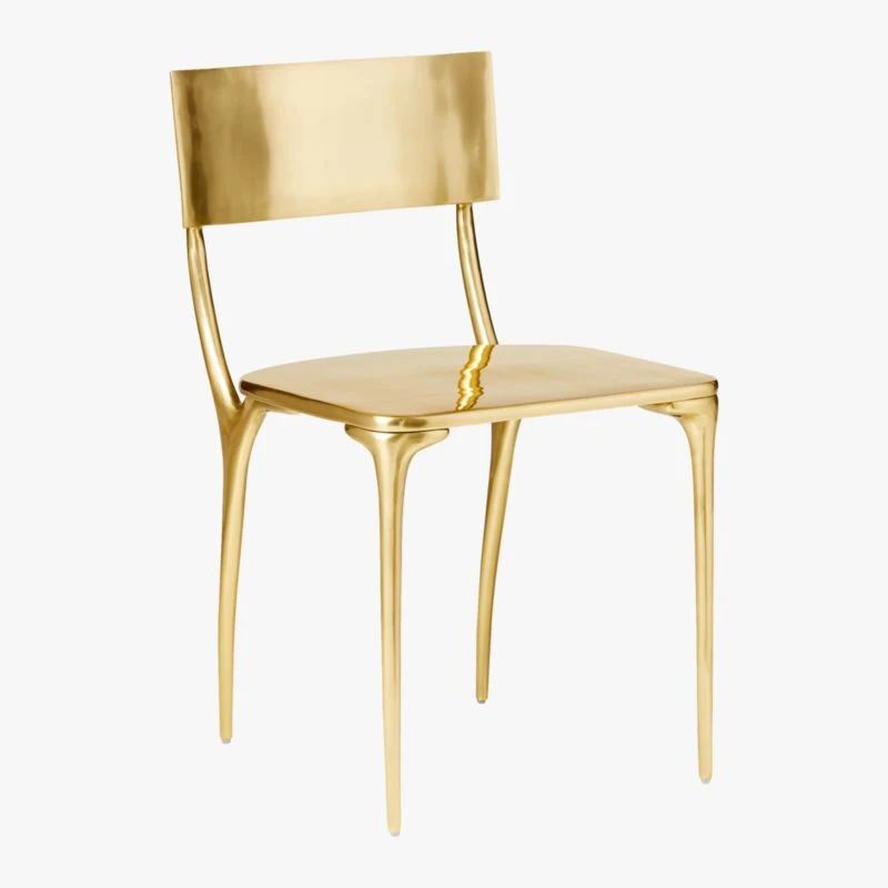 Oro Gold Outdoor Dining Chair - Image 7