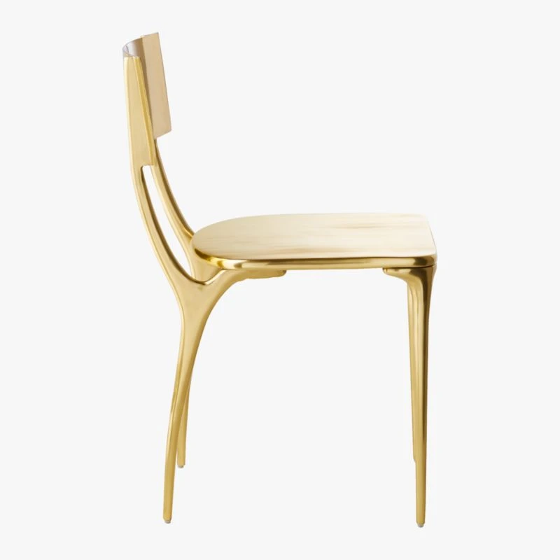 Oro Gold Outdoor Dining Chair - Image 8