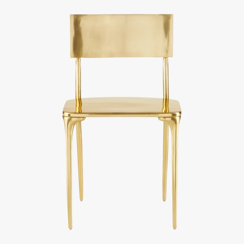 Oro Gold Outdoor Dining Chair - Image 6