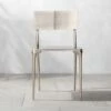 Oro Polished Silver Dining Chair