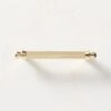 Orvietto Unlacquered Brass Handle 4"