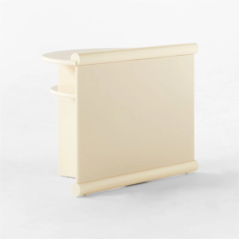 Osoppo Ivory Lacquered Nightstand - Image 8