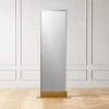 Palisade Frameless Brass Floor Length Mirror 26"x66"