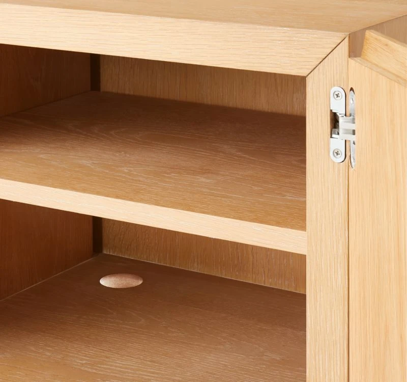 Paraggi Cerused Oak Wood Credenza - Image 9