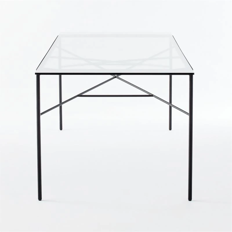 Large Pavilion Glass Outdoor Dining Table Model 6142 - Image 4