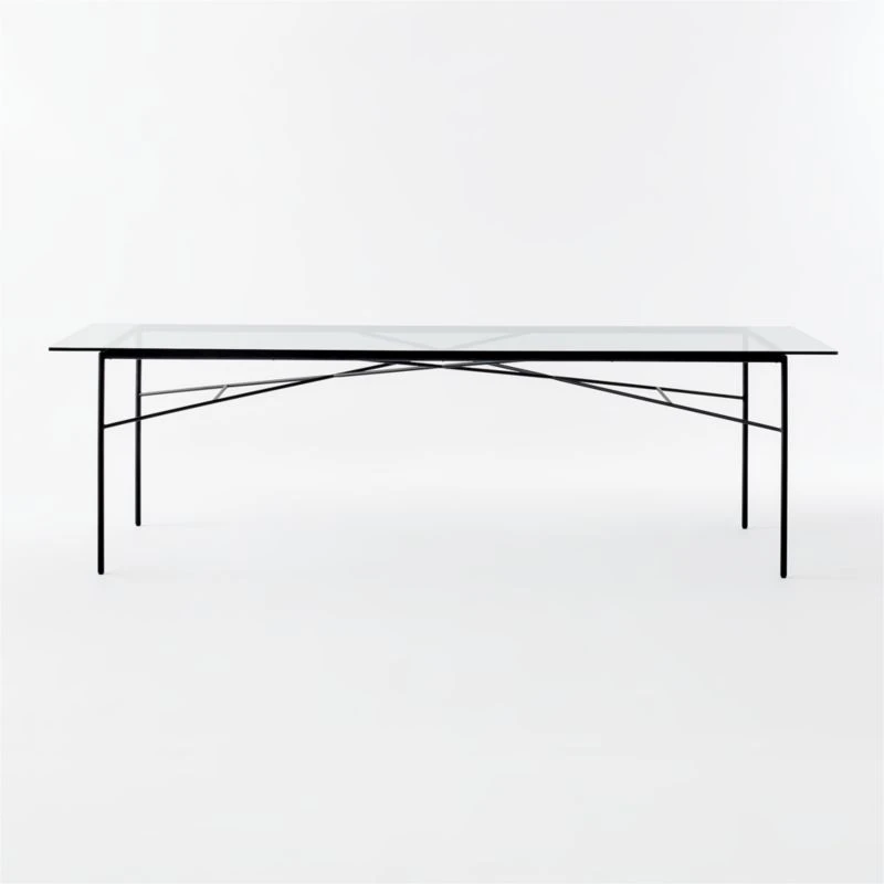 Large Pavilion Glass Outdoor Dining Table Model 6142 - Image 2