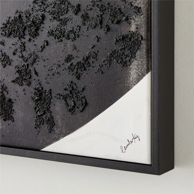 'Pebble II'' Framed Wall Art 20''x20'' - Image 3