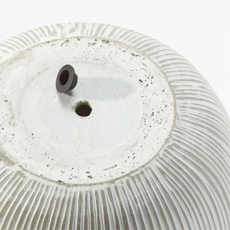 Pod Grey Cement Indoor/Outdoor Planter Medium - Image 4