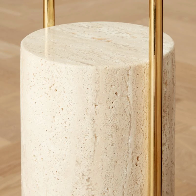 Polo Travertine Floor Lamp - Image 3