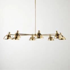 Presley Polished Brass Chandelier