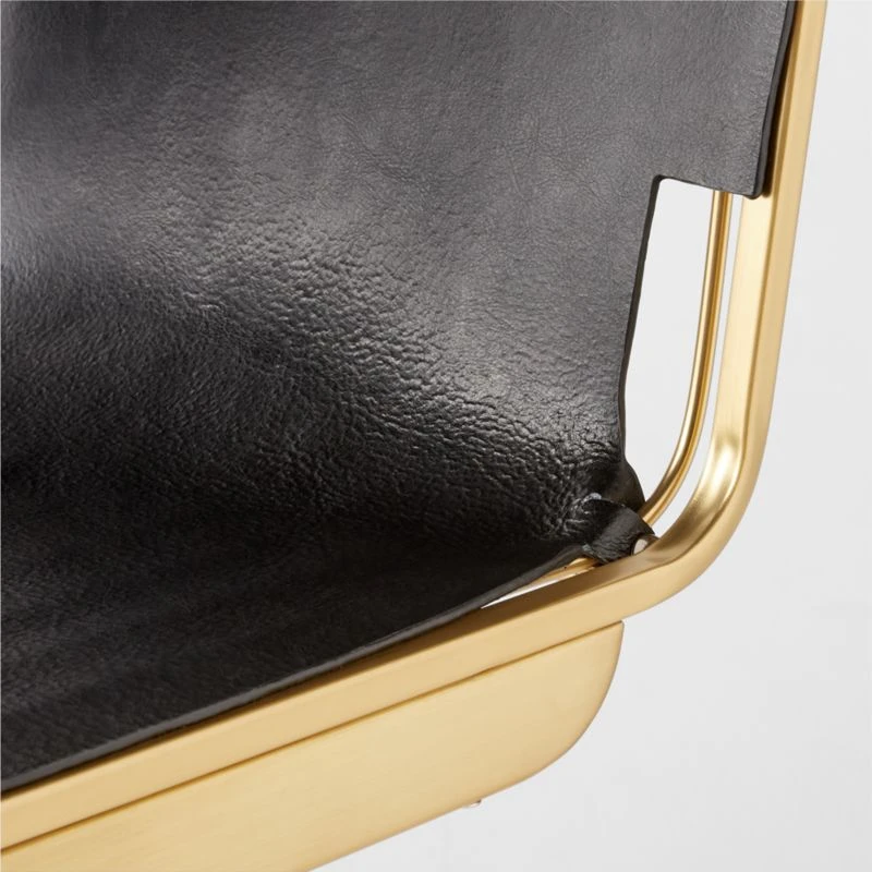 Rake Black Counter Stool - Image 7