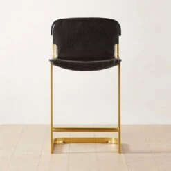 Rake Black Counter Stool