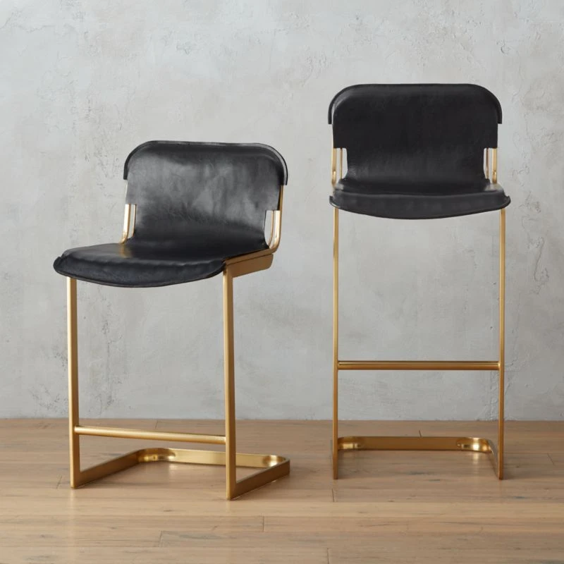 Rake Black Counter Stool - Image 2