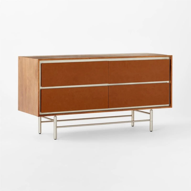 Renwick Mango Wood 4-Drawer Dresser - Image 3