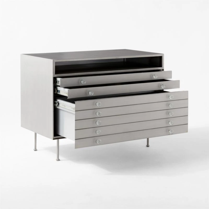 Renzo Steel 3-Drawer File Cabinet - Image 7