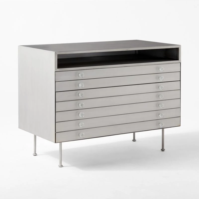 Renzo Steel 3-Drawer File Cabinet - Image 6