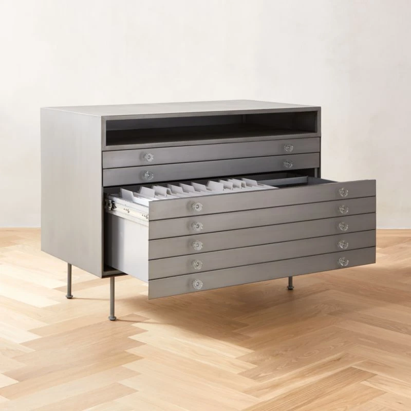 Renzo Steel 3-Drawer File Cabinet - Image 2